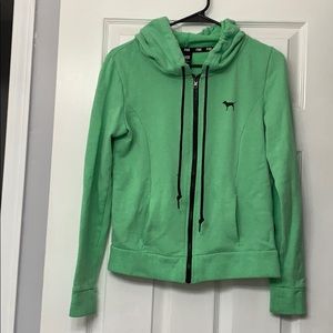 Pink women’s XS zip up hoodie